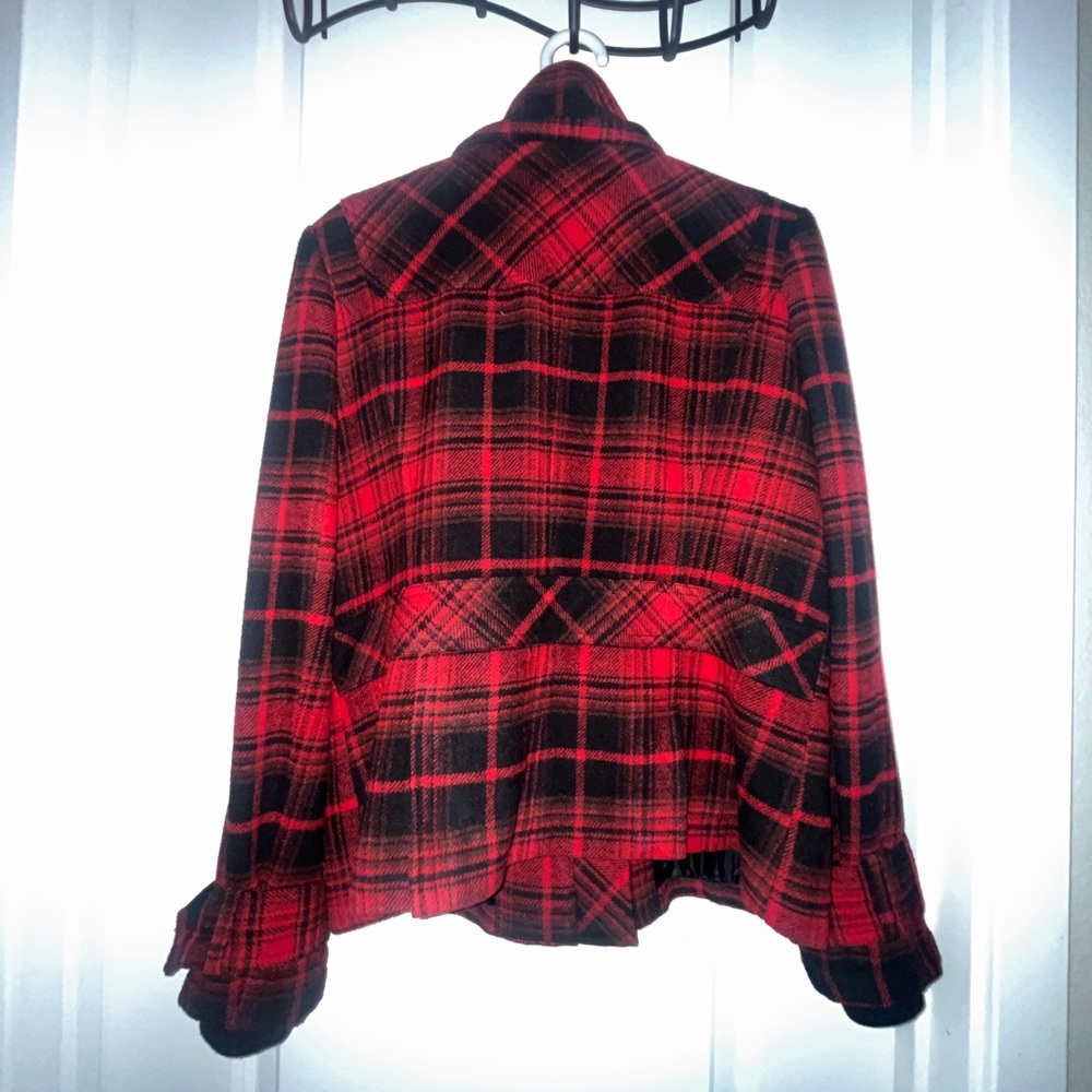 Pendleton women’s plaid wool blend coat - Picture 3 of 5